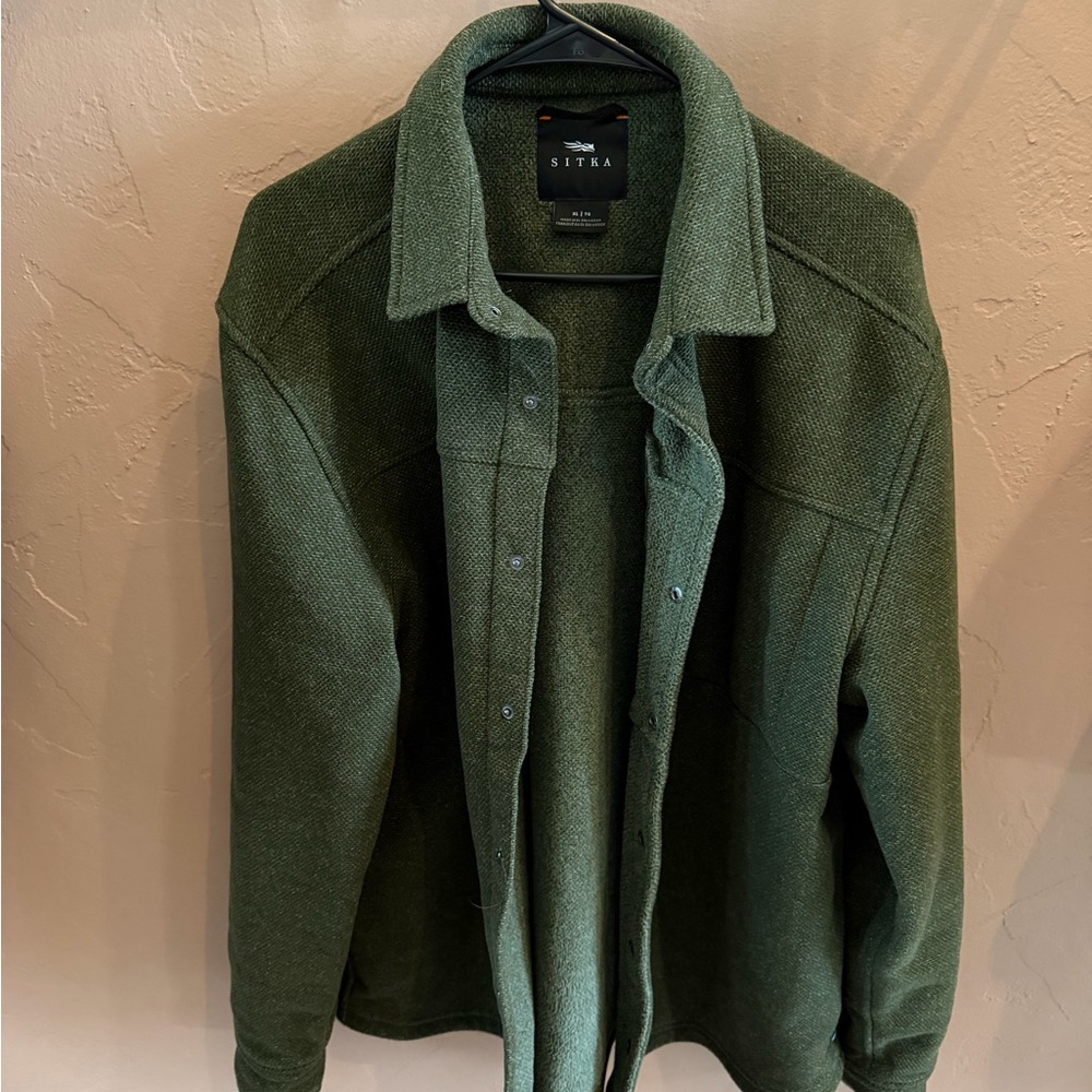 Sitka Gear Snowcrest Green Shirt Jacket